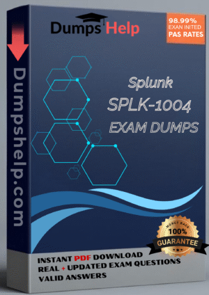Real SPLK-1004 Exam Dumps
