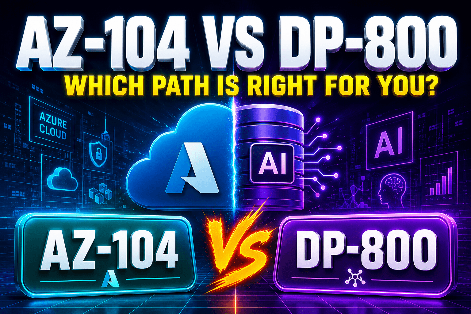 AZ-104 vs DP-800
